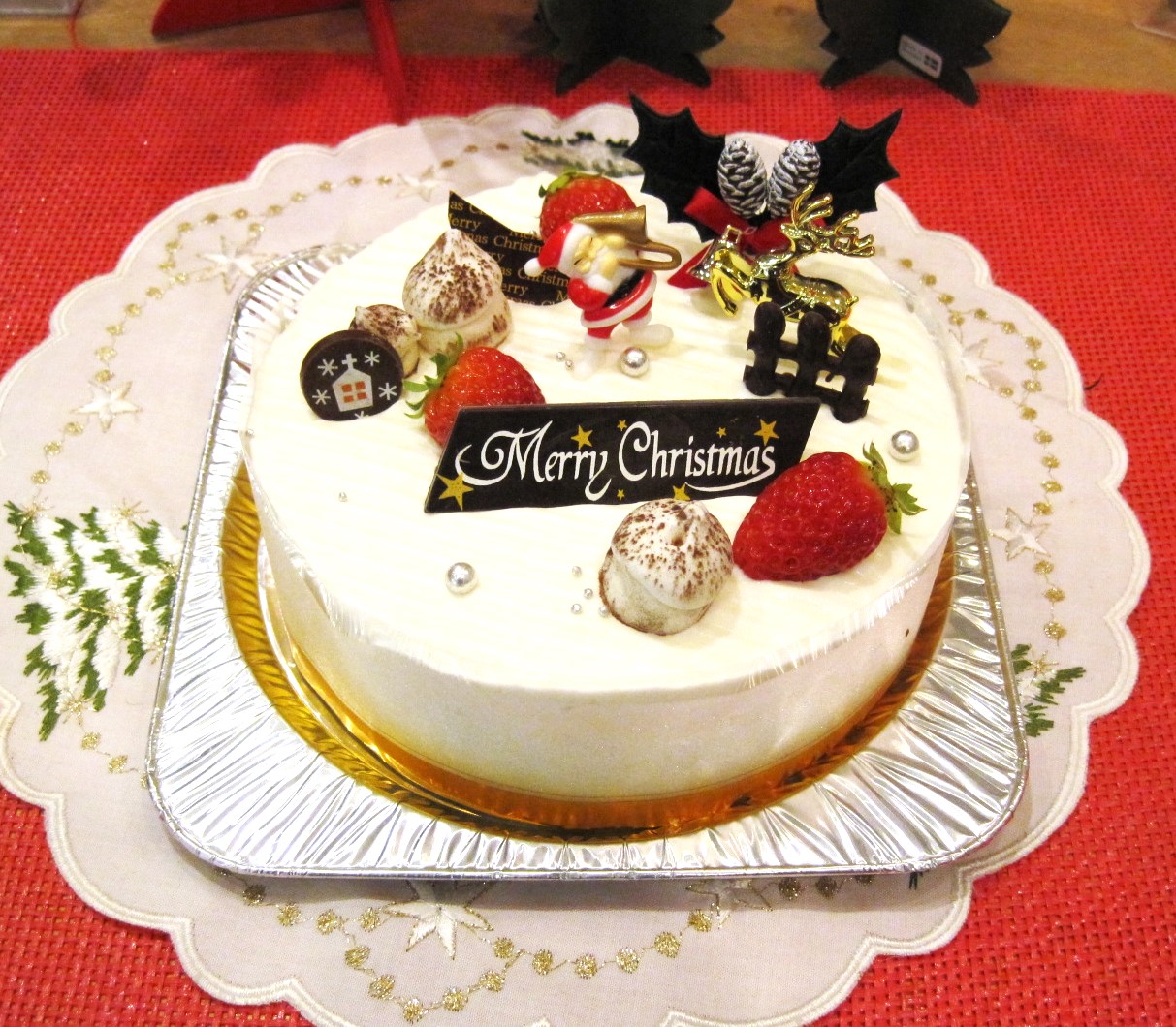 ハニーサフランのクリスマスケーキのレシピ